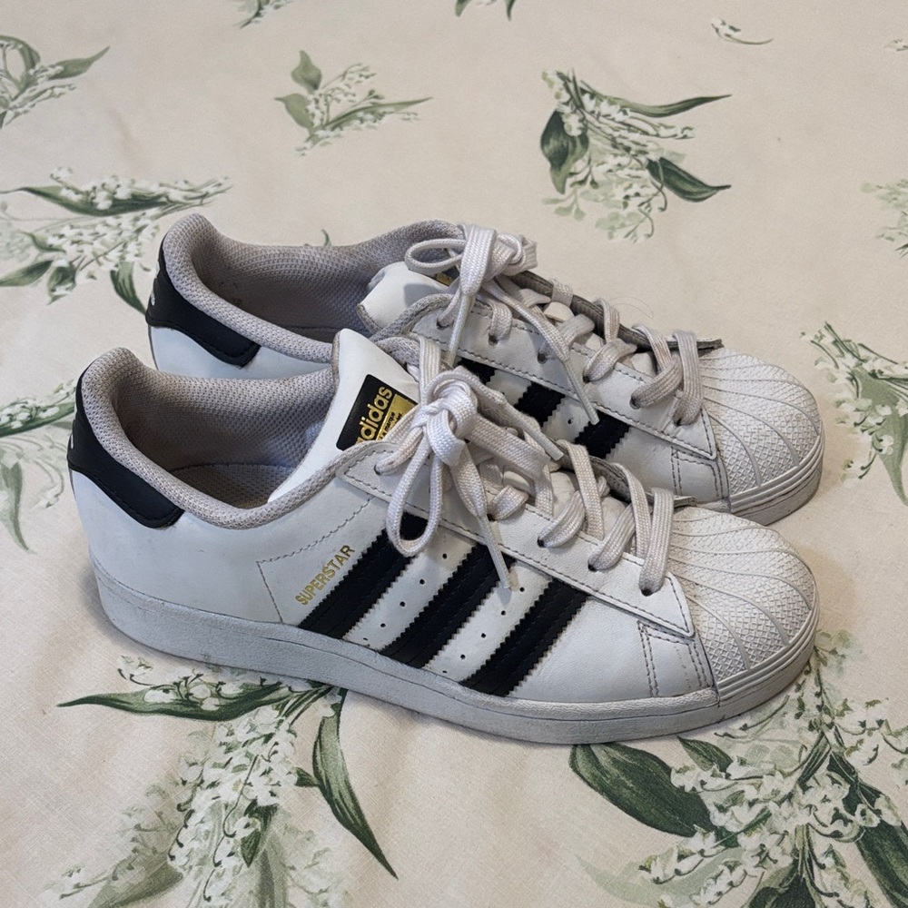 Adidas Superstar White Black Sneakers